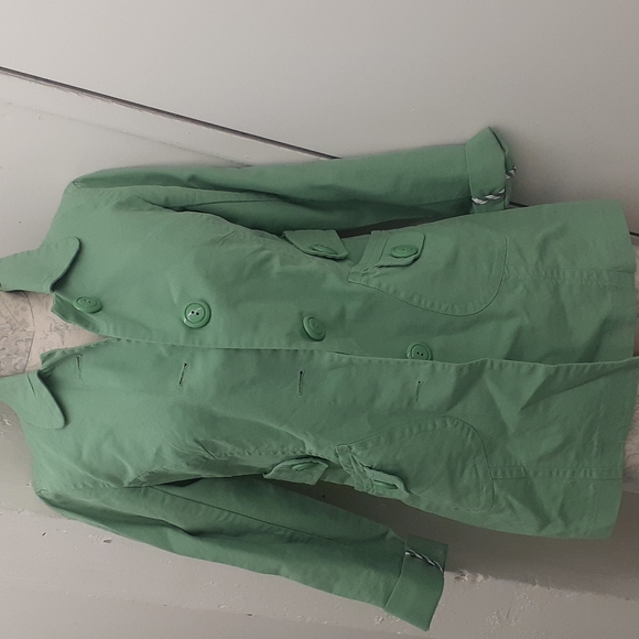 Anthropologie Sitwell Green SPY Trench Jacket size 6 - Picture 12 of 12